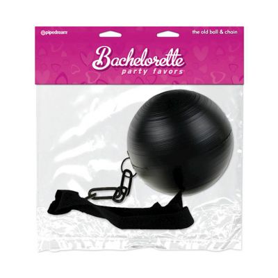 Hens Bucks Ball And Chain Black One Size