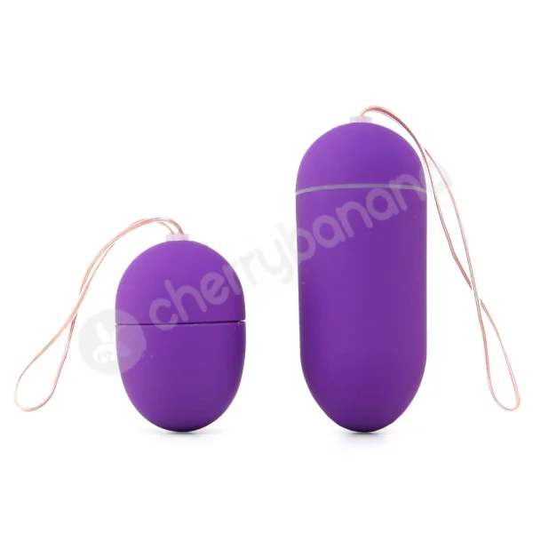 Shots Toys Purple Vibrating Dual Eggs