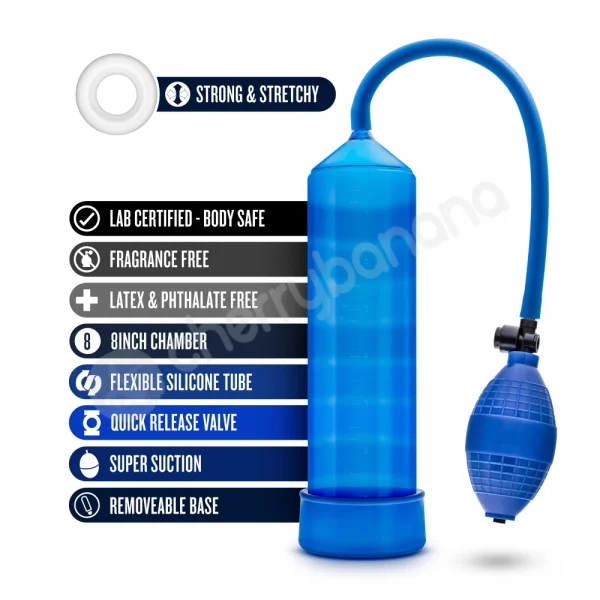 Performance 101 Starter Series Blue Penis Pump