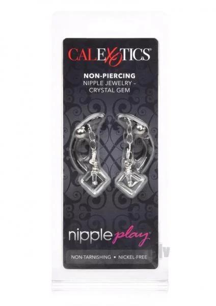 Nipple Play Non-Piercing Nipple Jewelry - Crystal Gem