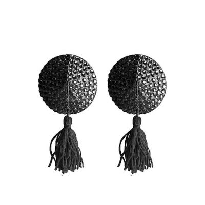 Nipple Tassels Round Black Black