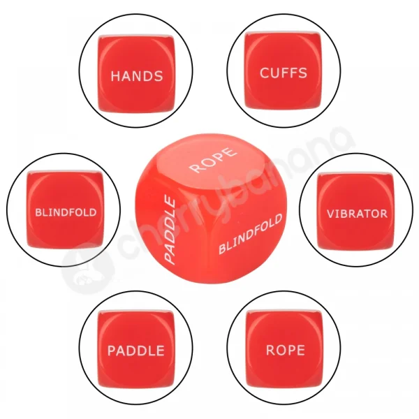 Let's Get Kinky 3pk Sex Dice