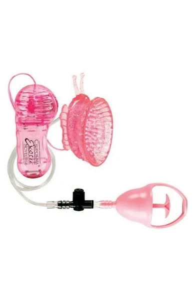 Butterfly Clitoral Pump Pink