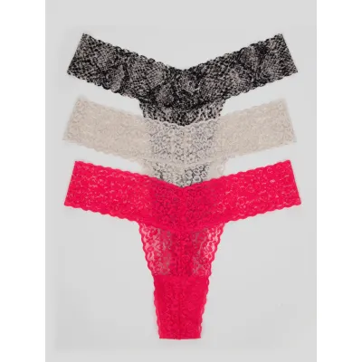 Lovehoney Wild Thing Lace Thong Set 3 Count