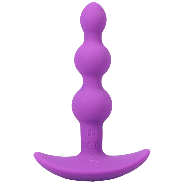Doc Johnson A-Play Beaded Vibe Rechargeable Anal Plug with Remote