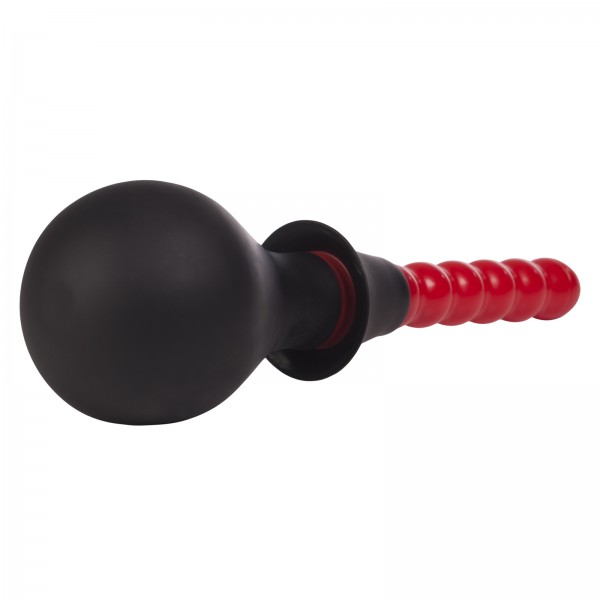 California Exotic Ribbed Anal Douche with 2 Attachments