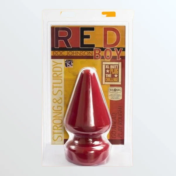 Doc Johnson 'Red Boy' Extra Large Butt Plug (The Challenge)