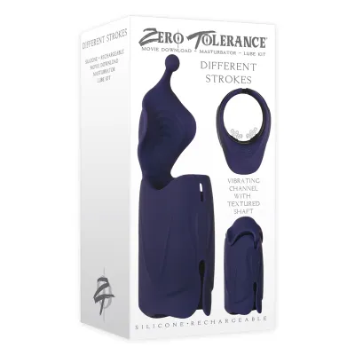 Rechargeable Stroker Different Strokes Purple