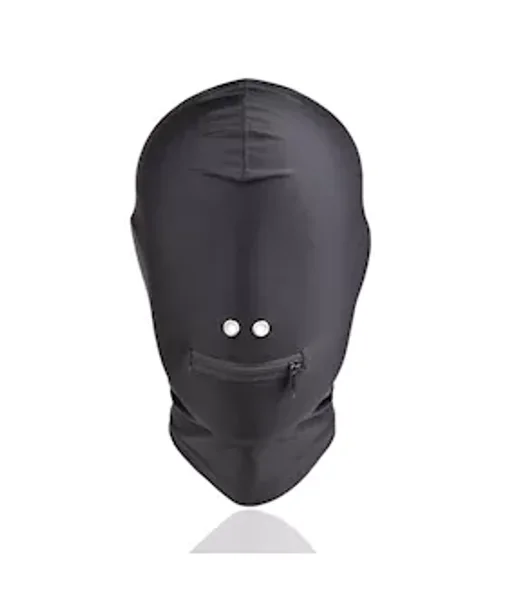 Zipper Full Cover Hood - Black — image 4 of 6