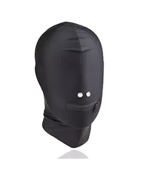 Zipper Full Cover Hood - Black — image 5 of 6