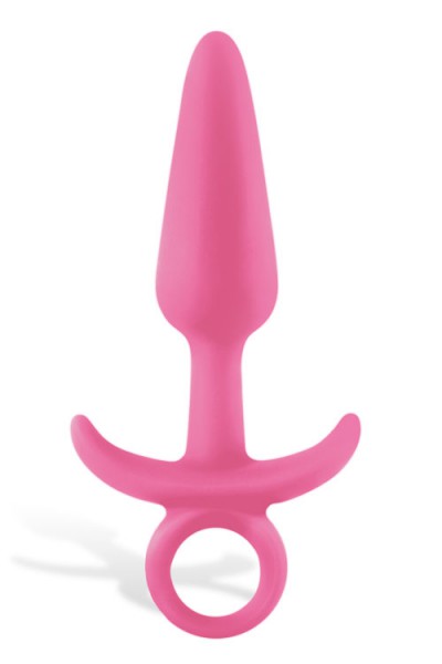 nsnovelties Glow-In-The-Dark Silicone Dildo, Butt Plug & 3 Cock Rings