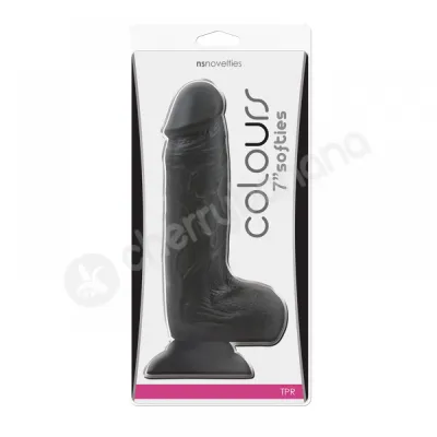 Colours Black Softies 7 Dildo