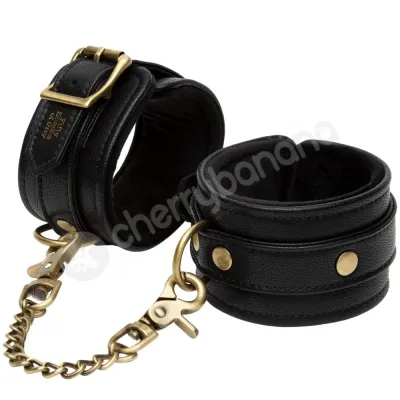 Fifty Shades Of Grey Bound To You Black Faux Leather Ankle Cuffs