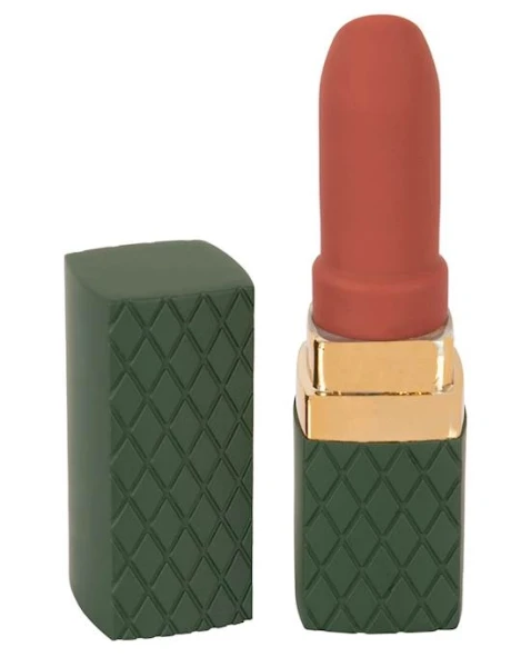 Emerald Love Luxurious Lipstick Vibrator  - Green