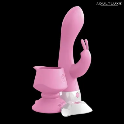 Threesome Wall Banger Rabbit Silicone Vibrator