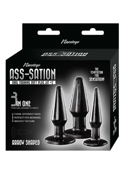 Ass-Sation Anal Training Butt Plug Kit #2
