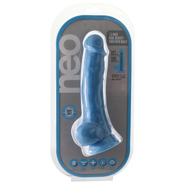 Neo - 7.5 Inch Dual Density Cock With Balls — image 20 of 25