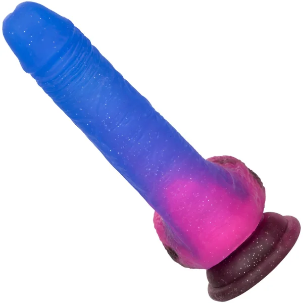 Naughty Bits Ombré Hombre Silicone Vibrating Suction Cup Dildo by CalExotics — image 5 of 22
