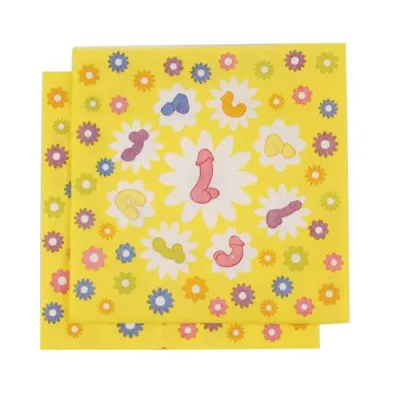 Super Fun Penis Party Napkins 8 Count
