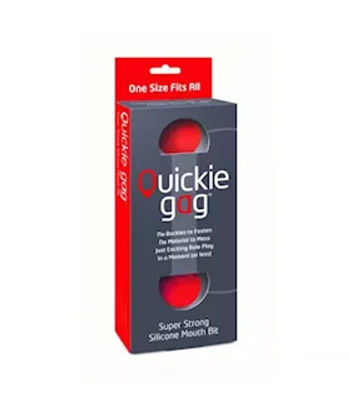 Quickie Bit Gag - O/s - Red - One Size — image 2 of 2