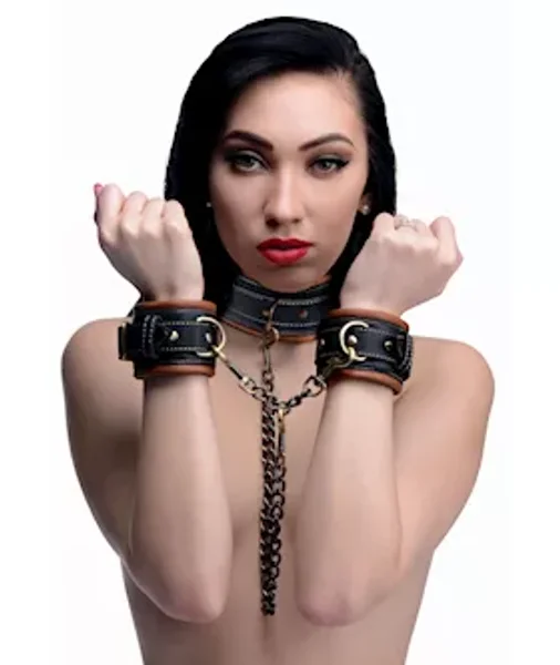 Coax Collar To Wrist Restraints - Black - O/s — image 6 of 10