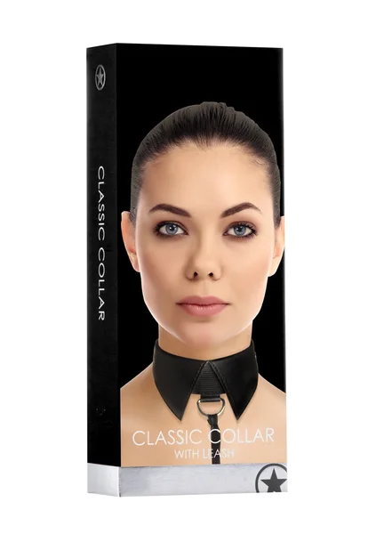 Classic Collar With Leash Black — image 7 of 9