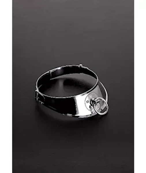 Locking Men's Collar With Ring 13.5 Inches - Silver — image 3 of 4