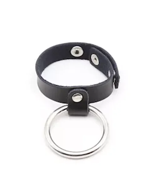 Metal Cock Ring And Ball Divider - Black — image 3 of 4