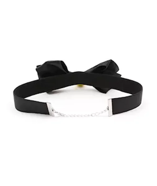 Luxury Bow Collar - Black -  Medium — image 5 of 6