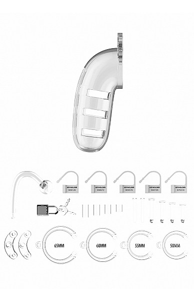 5.5" Chastity Cage + Plug