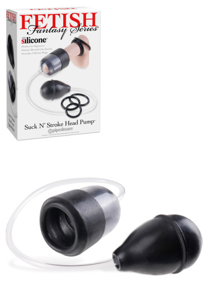 Pipedream Sucking & Stroking Head Penis Pump