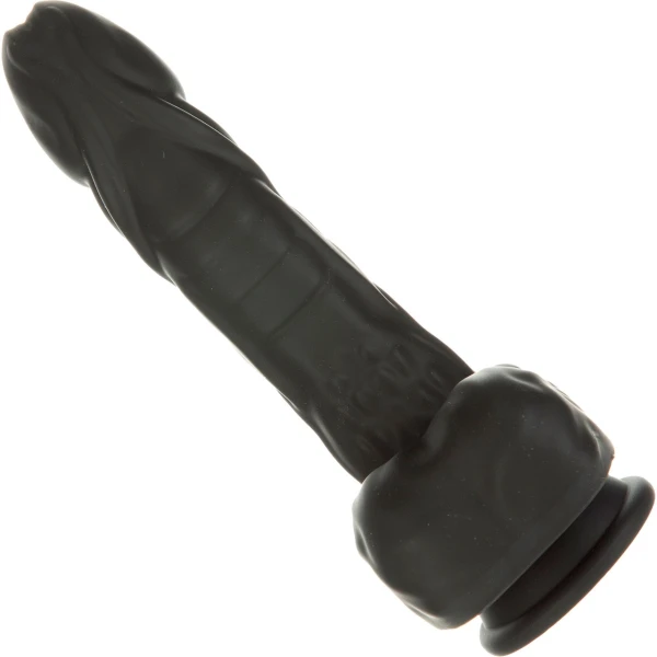 Naked Addiction Rotating, Thrusting, Vibrating 8.6" Silicone Suction Cup Dildo With Balls & Remote — image 5 of 11