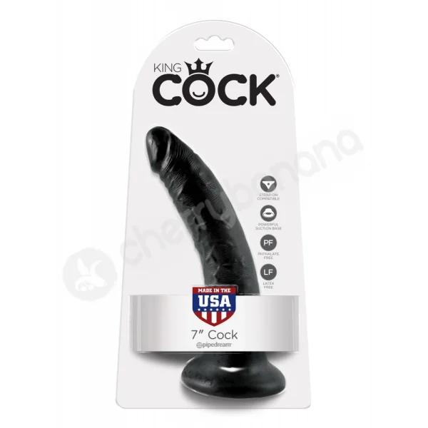 King Cock Black 7'' Cock