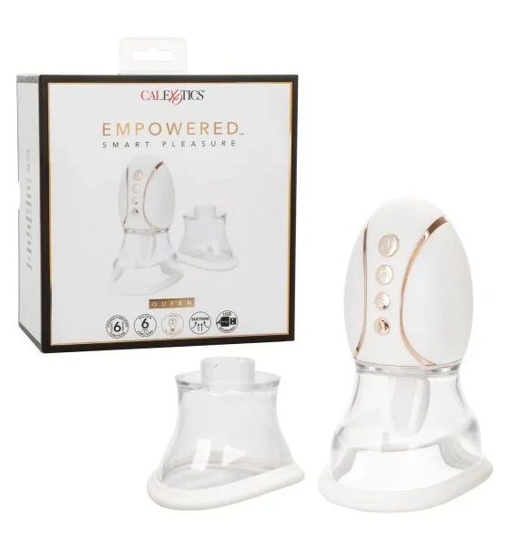 California Exotic Empowered Smart Pleasure Queen Suction Massager With Tongue