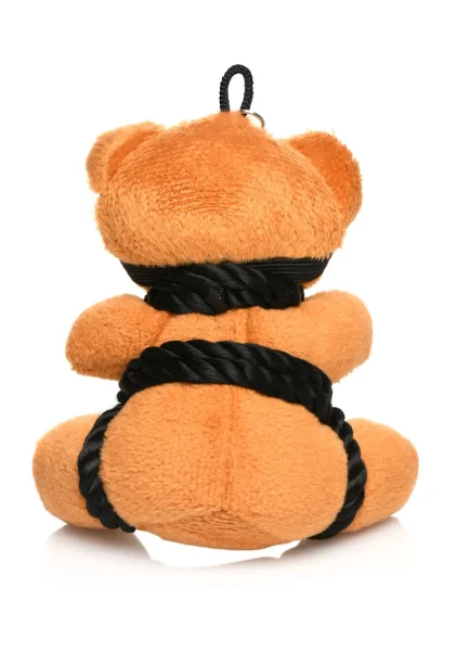Rope Teddy Bear Keychain