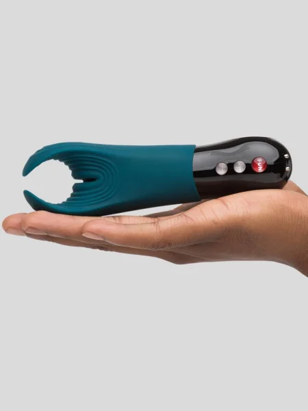 Fun Factory Manta Rechargeable Blue Vibrating Male Stroker