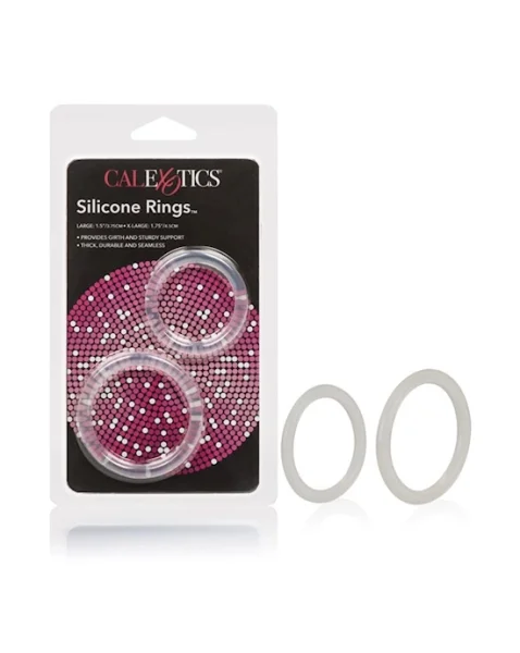 Silicone Cock Rings - Clear