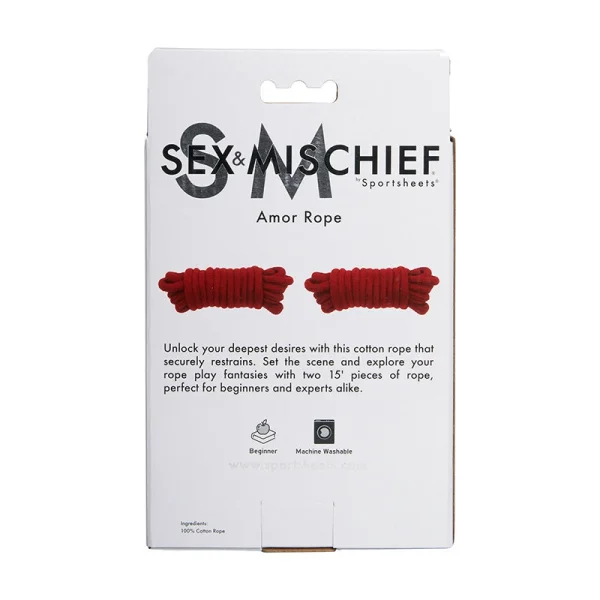 Sex & Mischief Amor Rope, 30 Feet - By Sportsheets
