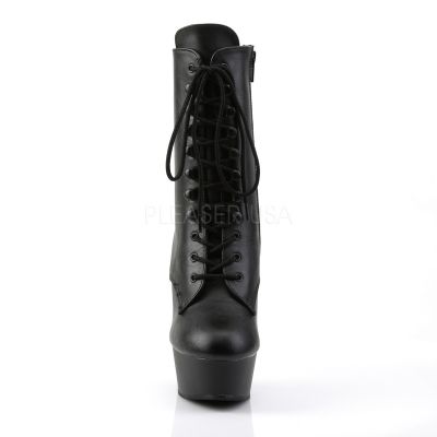 6 inches Lace Up PF Ankle Boot Side Zip