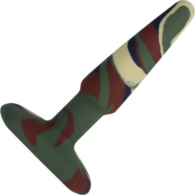A Play Groovy Silicone 4 Anal Plug By Doc Johnson Camouflage