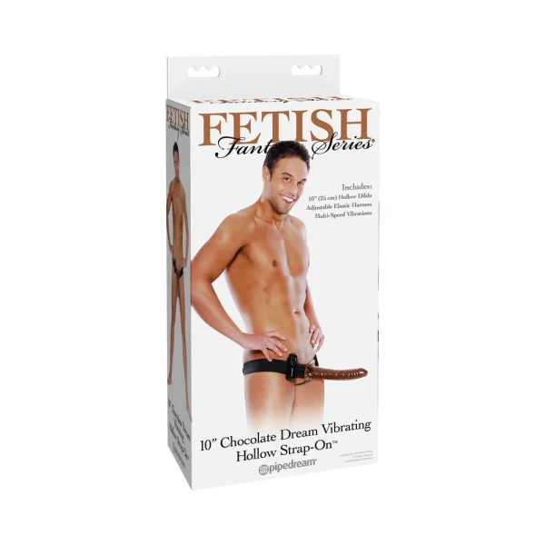 10 inches Vibrating Hollow Strap On — image 10 of 11