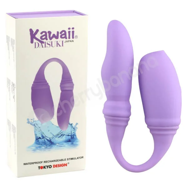 Kawaii Daisuki 5 Purple Rechargeable Stimulator