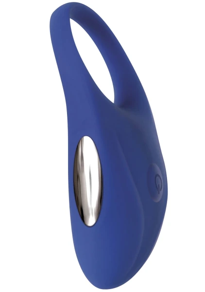 Adam & Eve Rechargeable Couples Penis Ring - Blue