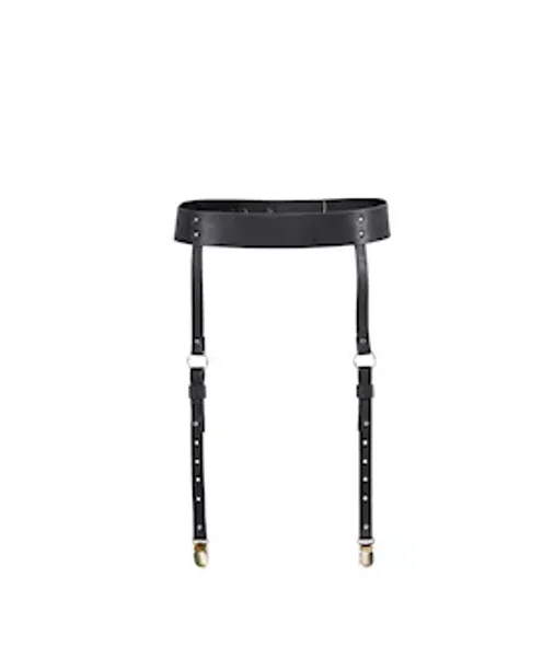Bijoux Indiscrets Maze Suspender Belt - Black — image 4 of 4