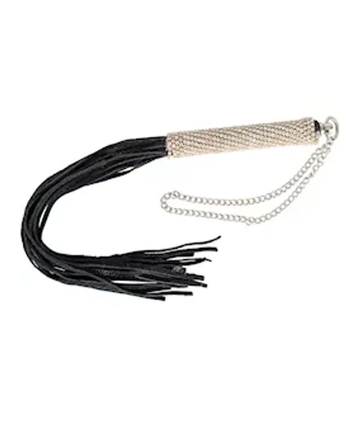 Mini Rhinestone Whip - Black / Gold — image 2 of 3