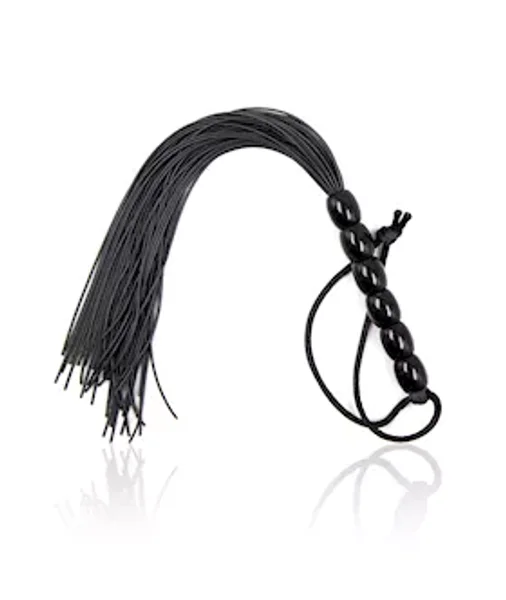 Beaded Handle Flogger - Black — image 3 of 4