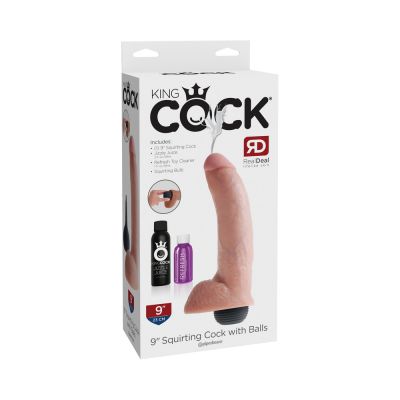 King Cock 9in Squirting Cock Flesh