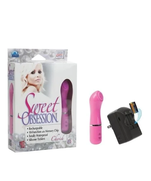 Sweet Obsession Cherish Rechargeable Massager - - Pink