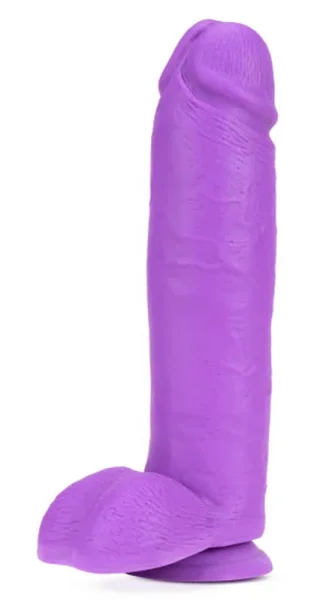 Neo - 11 Inch Dual Density Dildo - Neon Purple