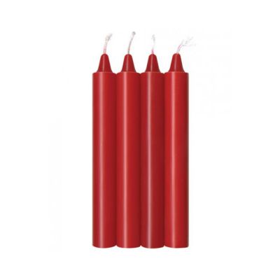 Make Me Melt Sensual Warm Drip Candles 4 Pack Red
